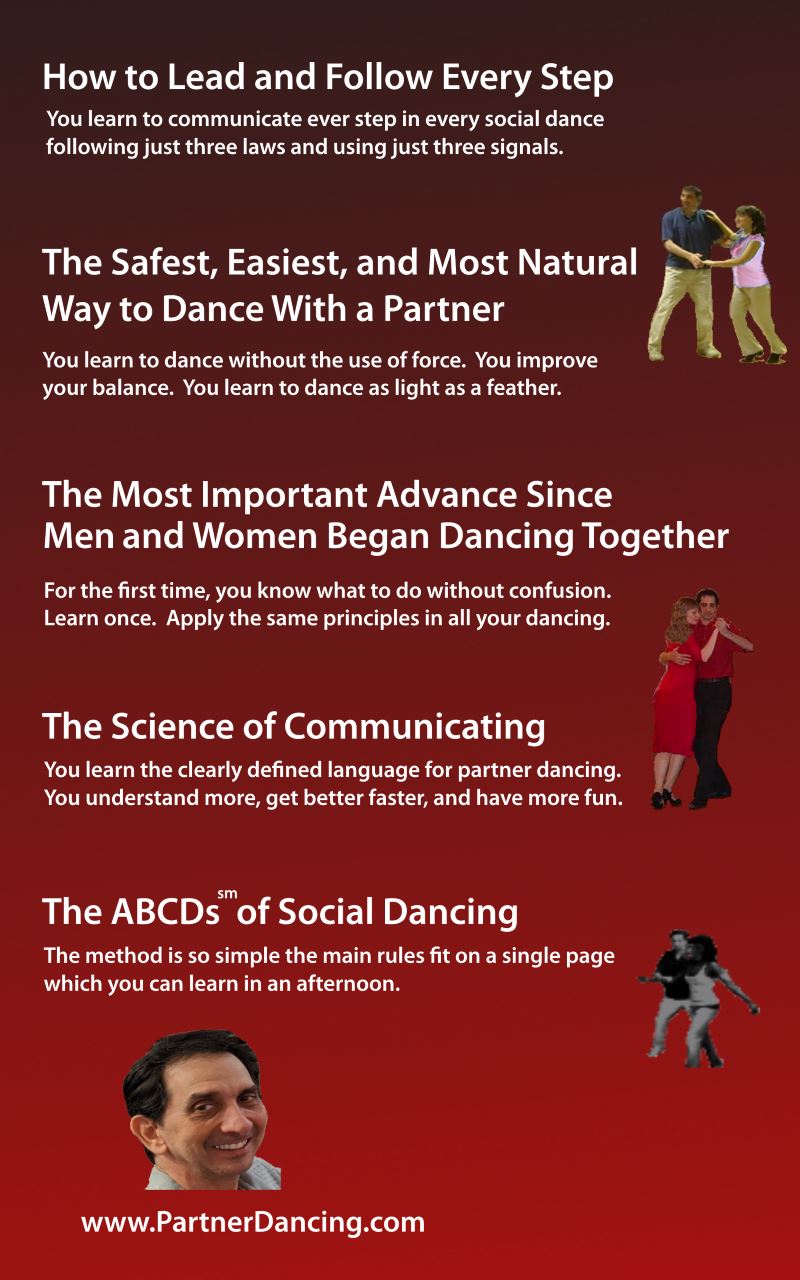 Back Cover How To Lead and Follow Every Step, The Safest, Easiest, and Most Natural Way To Dance With a Partner